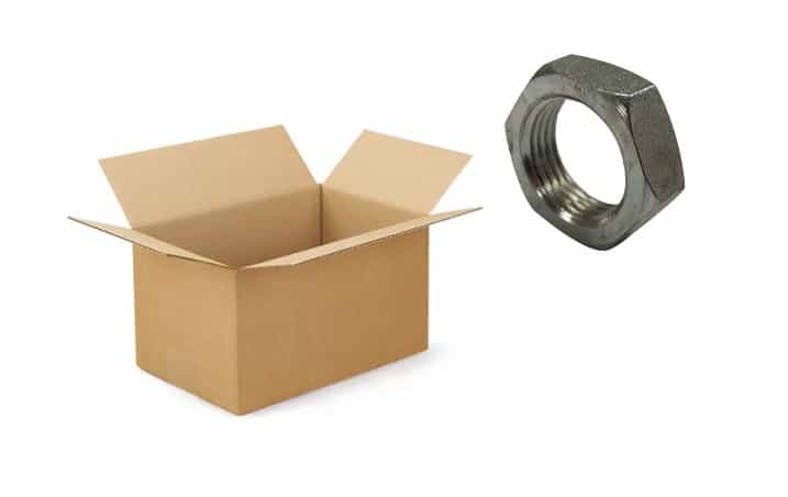 Låsmutter 1" BSP för skottkoppling storpack 100 st