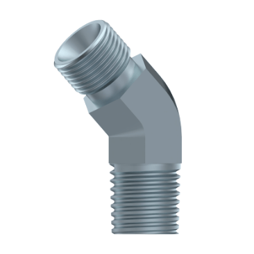 Adapter vinkelkoppling 45º | 1" BSP - 1 BSPT