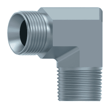 Reducering vinkelkoppling 3/4" BSP - 3/4" BSPT hane
