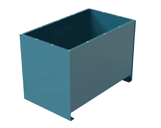 Hydraultank i stål 550 liter