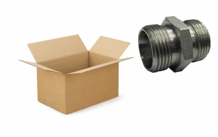 Storpack 100 st rak koppling 8L (M14x1,5)