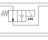 NG6 24V mellanventil NO 2/2-ventil i A – bild 2