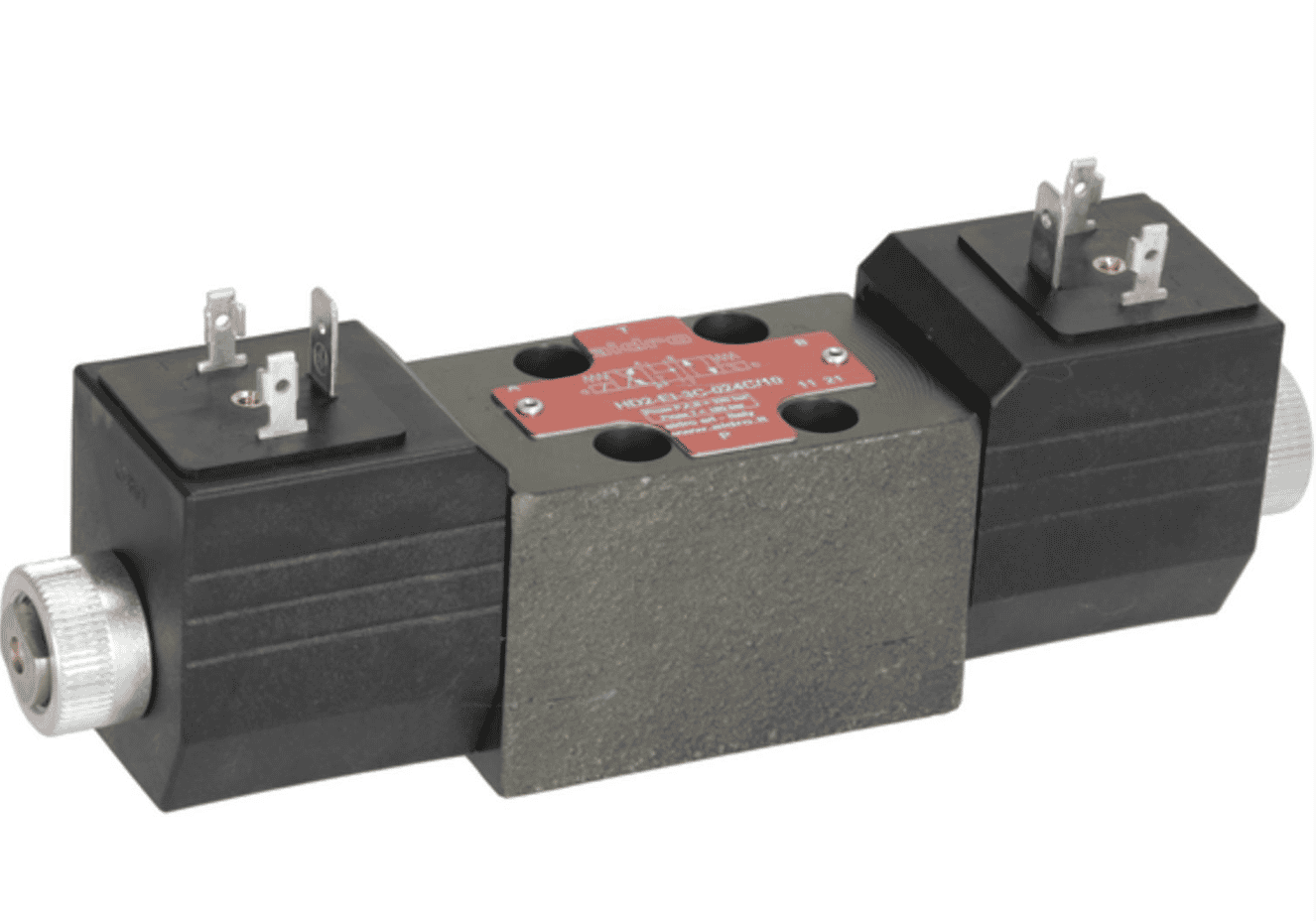 NG4 24V Cetop 02 elektrisk 4/3 riktningsventil ABT anslutna P stängd 320 bar