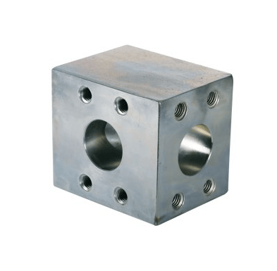 Rostfritt SAE T-block 1"1/2 6000 PSI plan