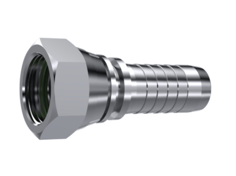 Rostfri 1/4" DN presskoppling 1/4'' BSP invändig gänga med o-ring