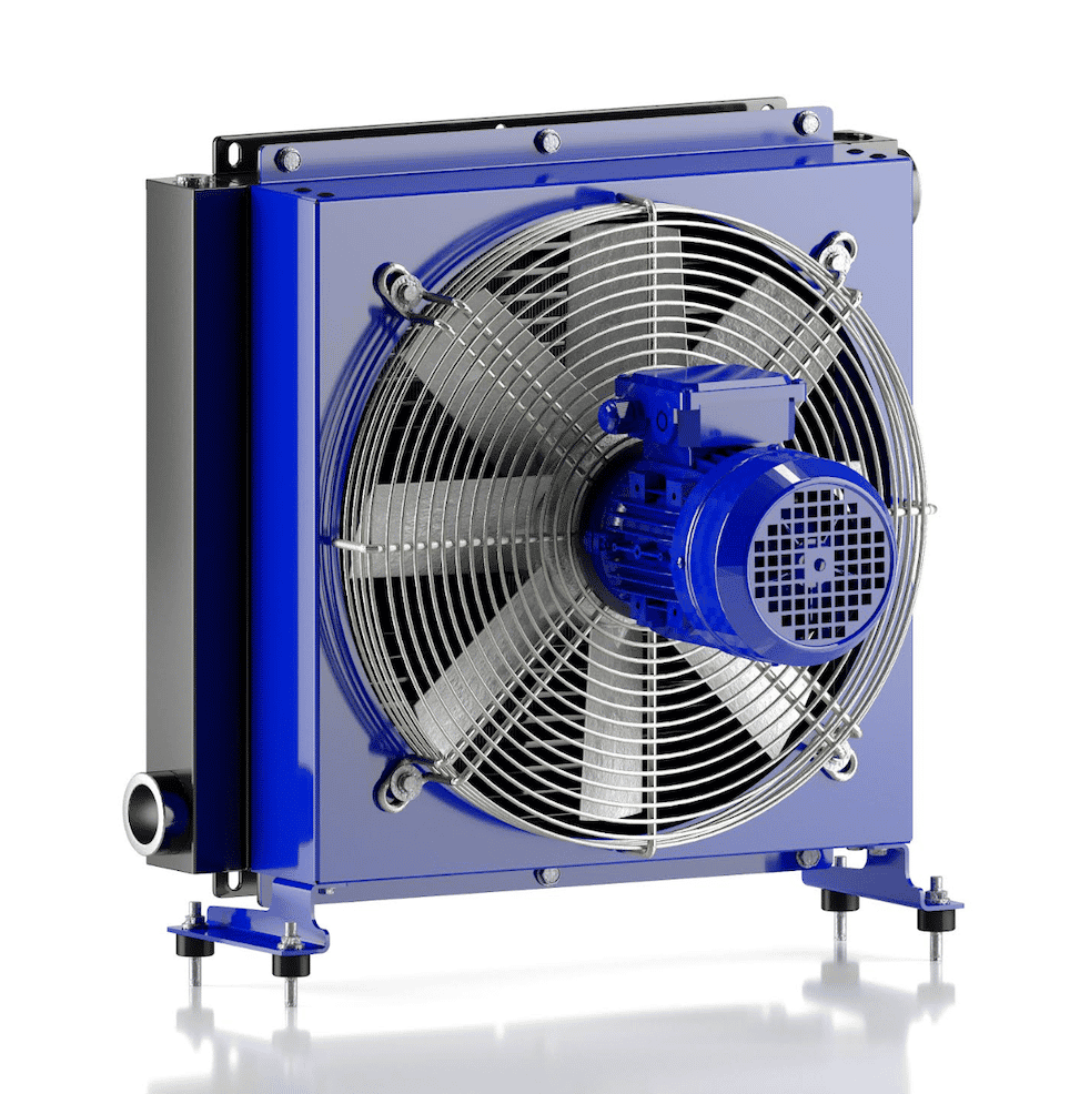 Oesse hydraulisk oljekylare med 230/400V 3-fas B14 elmotor | 1" BSP | 7,2 - 10,7 kW