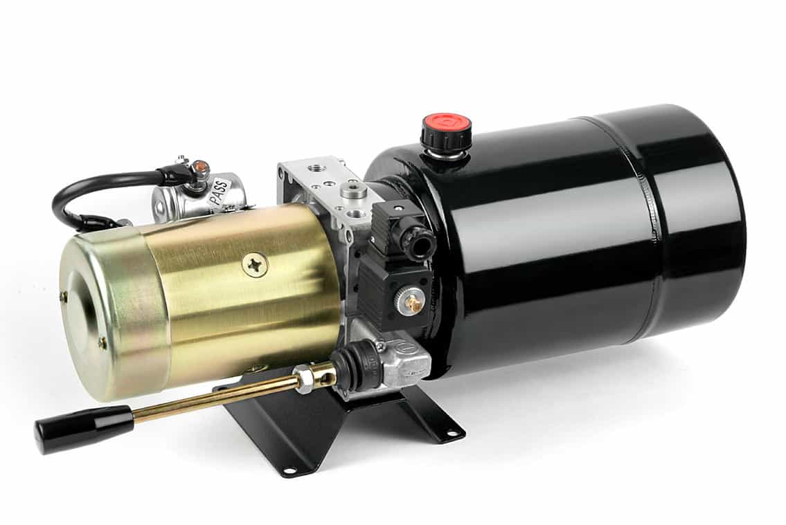 48V 2,0kW hydraulaggregat | 2,7cc pump | dubbelverkande krets