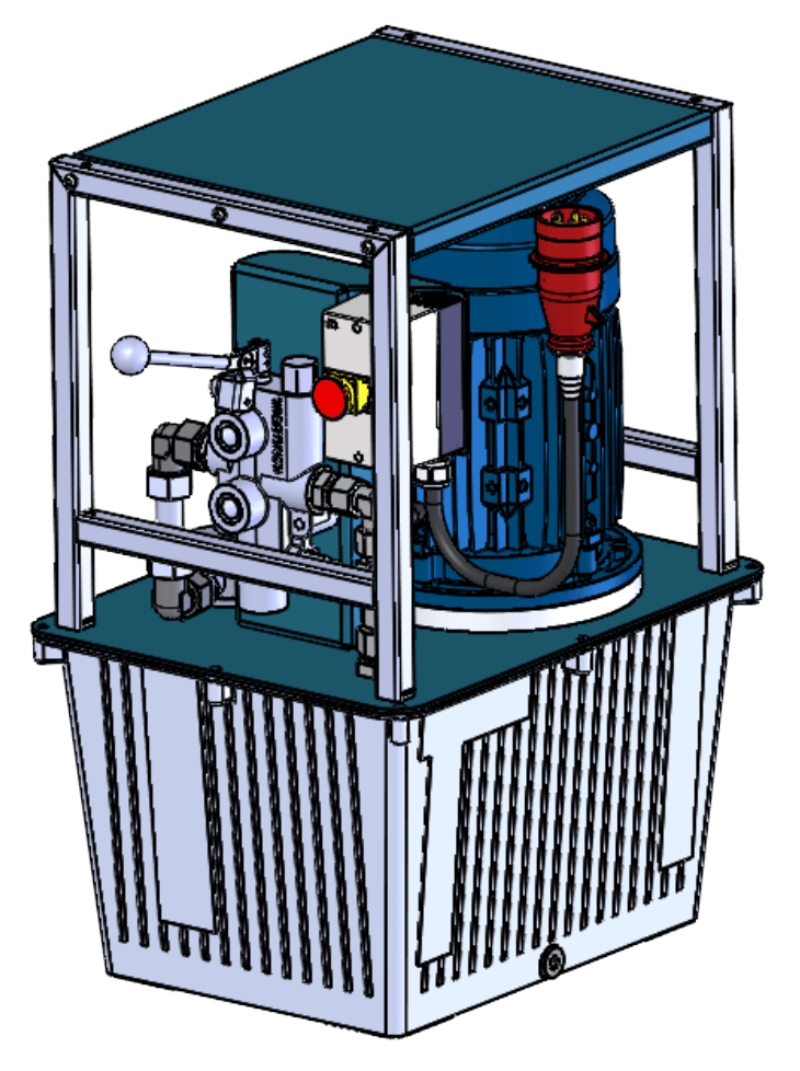 Hydraulaggregat för vedklyv 2,2kW 230V – bild 6