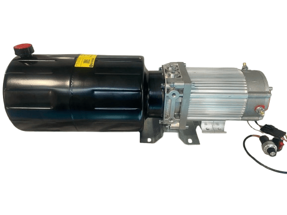 12V 0,7kW Servo hydraulaggregat | 0,8cc pump | dubbelverkande krets – bild 3