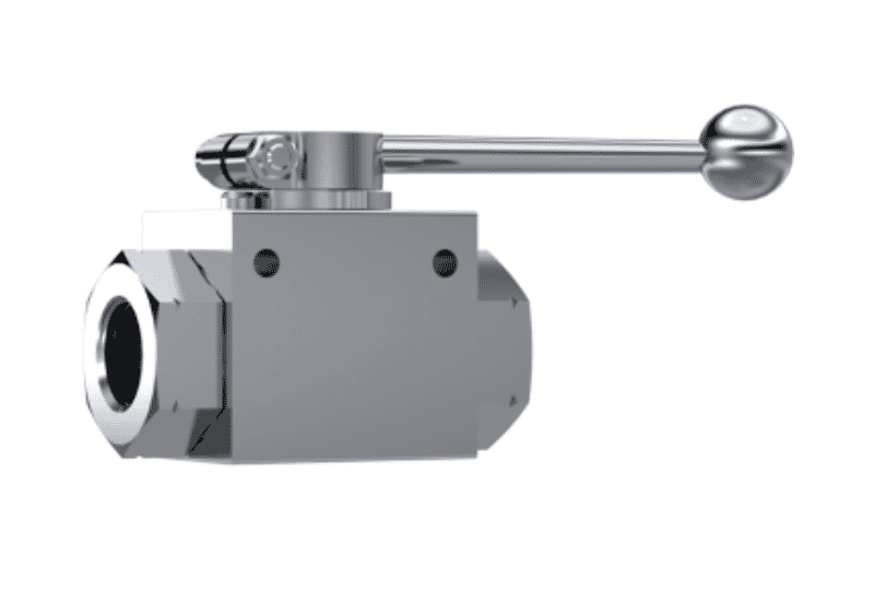 Rostfri 2-vägs kulventil 3/8" NPT hona