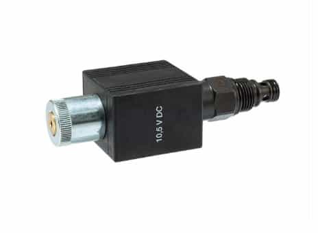 Proportionell tryckbegränsningsventil 40–250 bar | 3/4-16 UNF cartridge | inkl. spole 12V
