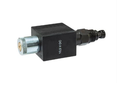 Proportionell tryckbegränsningsventil 40–250 bar | 3/4-16 UNF cartridge | inkl. spole 12V