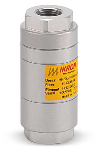 Högtrycksfilter inline 25µ 1/2" BSP