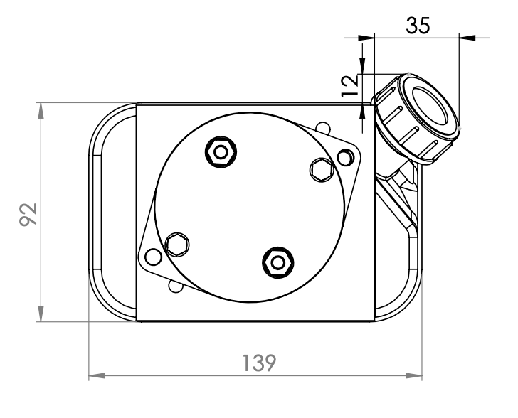 24V 0,8kW mikrohydraulaggregat enkelverkande krets – bild 3