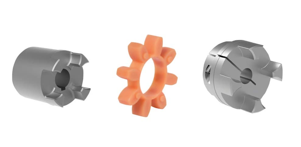 Elastisk koppling SAE C 65 mm (Z=14) komplett