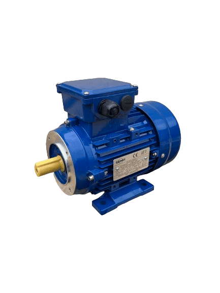 1-fas elmotor 0,25 kW 230 Volt | Fot-flänsmontering B3-B14 | 1500 varv/min