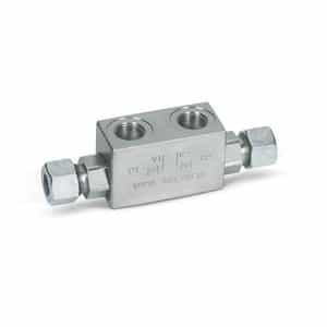 Dubbel hydrauliskt styrd backventil VBPDE 1/2" L2 CC