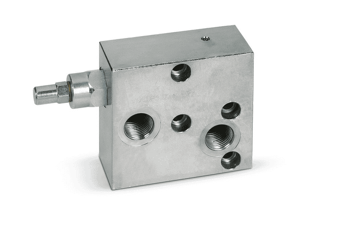 Enkelverkande balanseringsventil flänsbar hydraulmotor VBCDF 1/2" SE MP/MR