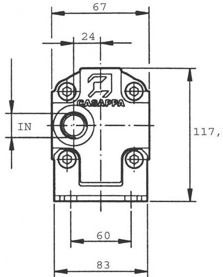 Flödesdelare (motor) 2 sektioner 19-55 l/min – bild 2