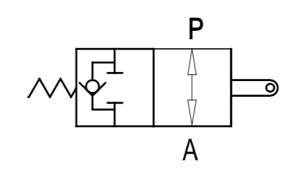 Ändlägesventil 3/8" NO – bild 2