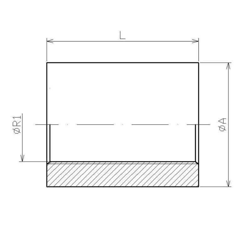 Inskruvningshylsa 1" - 1" BSP rund hona – bild 2