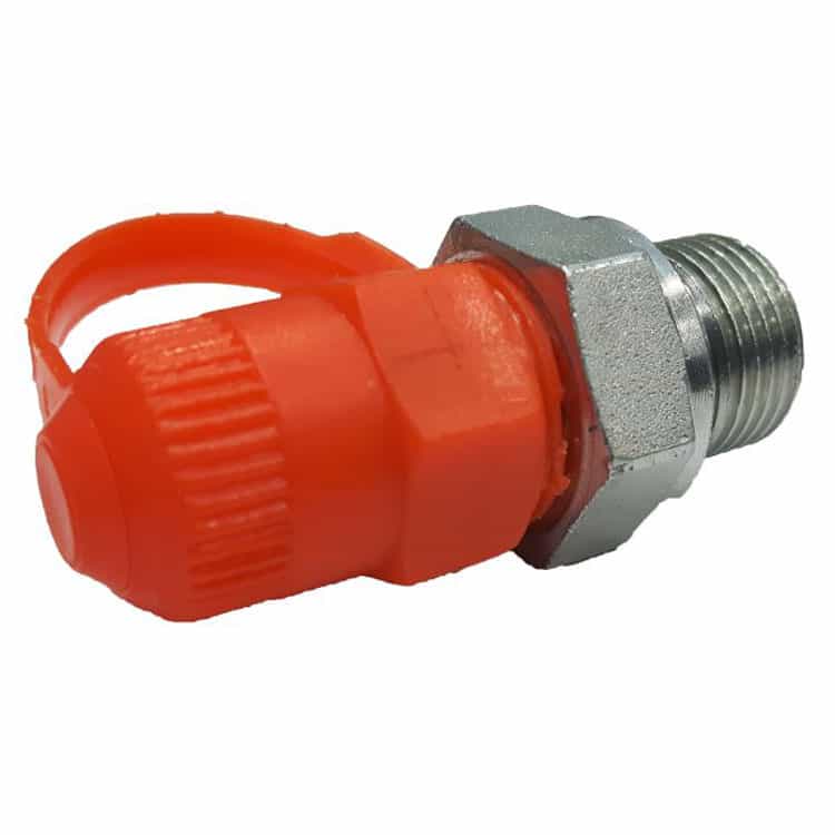 Minimess koppling 1/4'' BSP hane med plastskyddskåpa