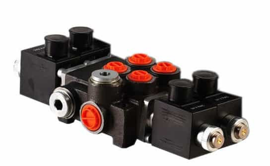 2Z50 2 sektion riktningsventil 50 L/min 24V elektrisk