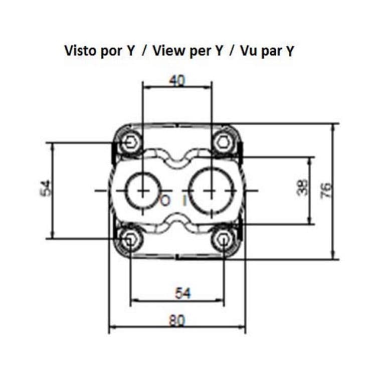 30cc axialkolvmotor 35 mm splinead axel – bild 4