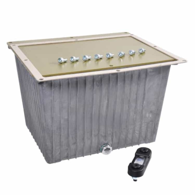 Aluminiumhydrauliktank NG 20 liter komplett set
