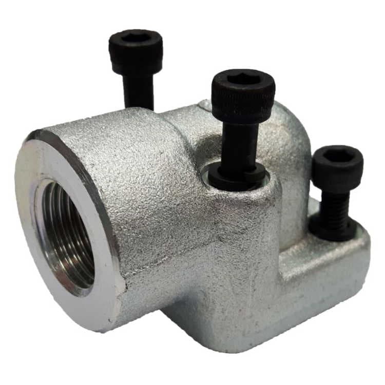 Pumpfläns vinklad 4-håls 3/8'' BSP (35mm)