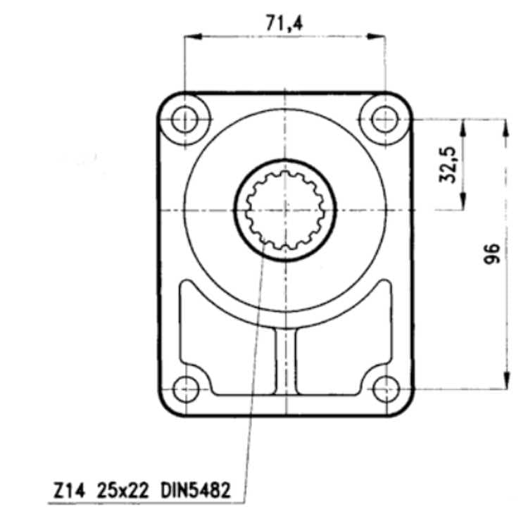 Framlager för hydraulpump eller motor grupp 2 – bild 5