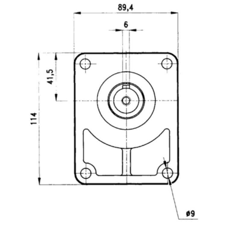 Framlager för hydraulpump eller motor grupp 2 – bild 3