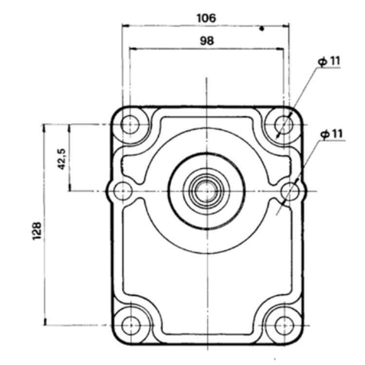 Framlager för hydraulpump eller motor grupp 3 – bild 3