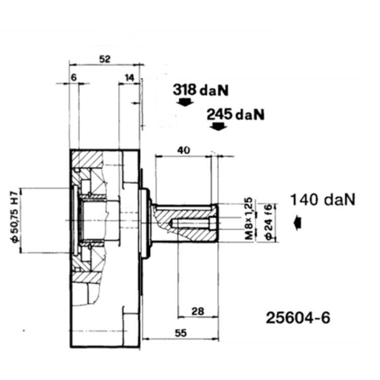 Framlager för hydraulpump eller motor grupp 3 – bild 4