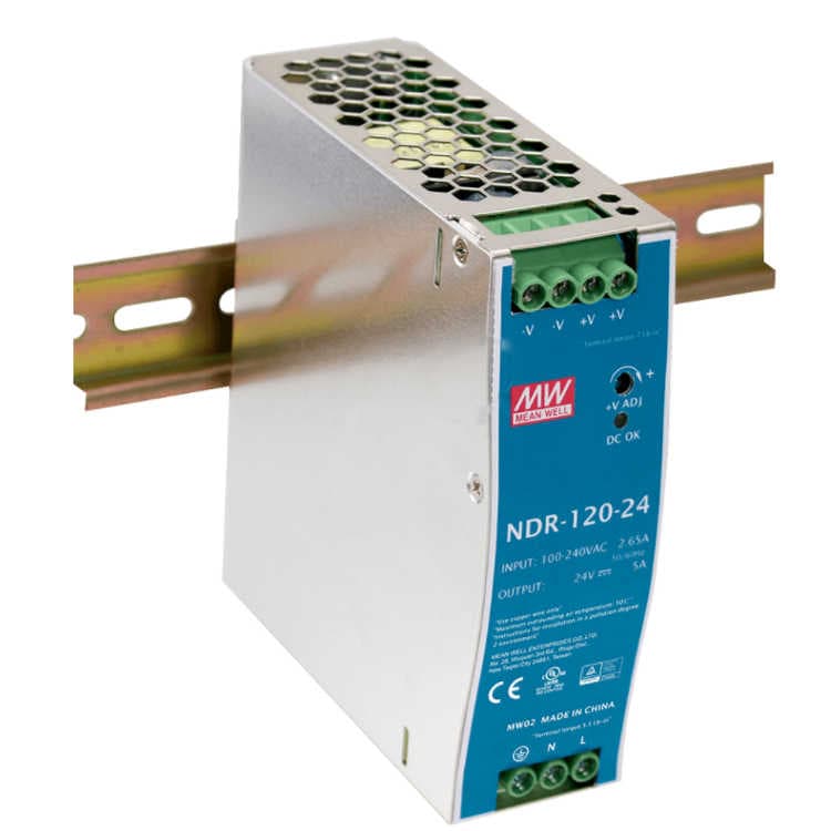 Universell trafo, Ingång: 120-240 V AC - 120 W Utgång: 24 V DC - 5 A