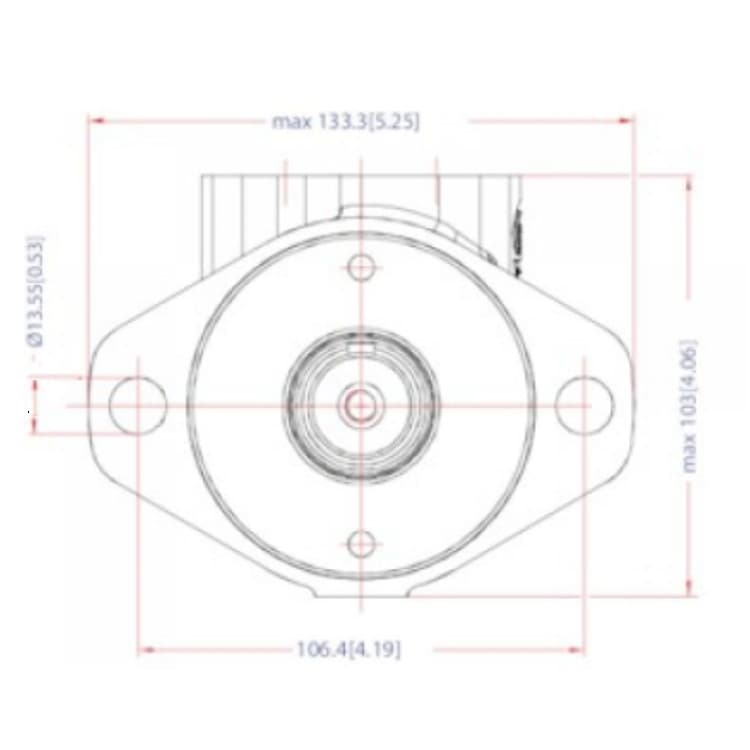 Danfoss OMP 25 cc hydraulmotor 25 mm axel – bild 4