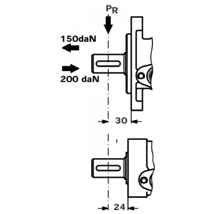 Danfoss OMP 100 cc hydraulmotor 25 mm axel – bild 6