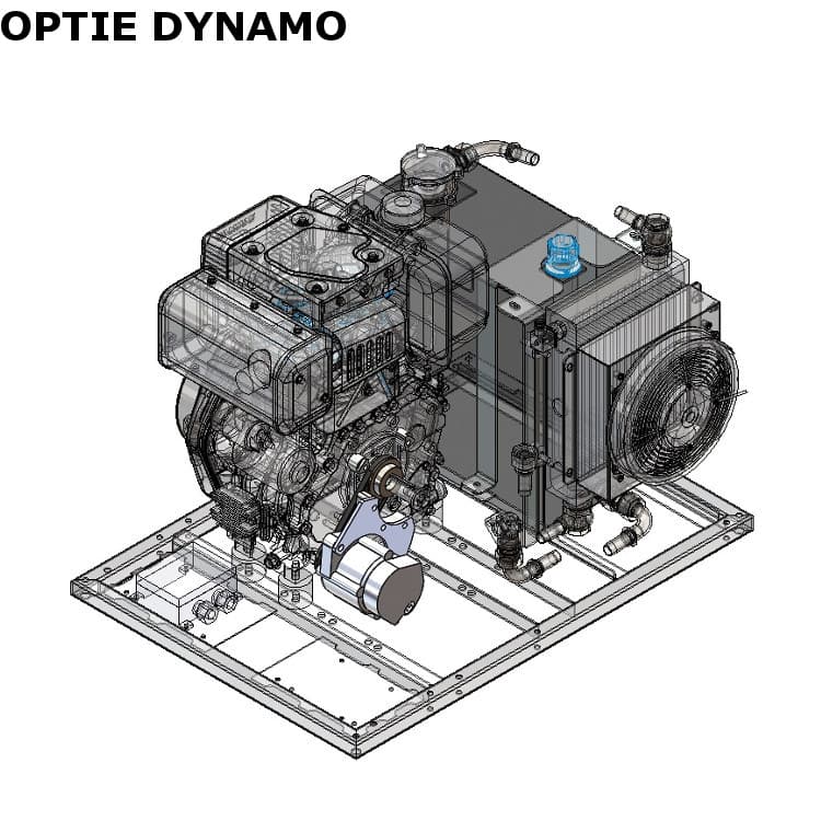 Hydraulaggregat med 10hk dieselmotor – bild 10