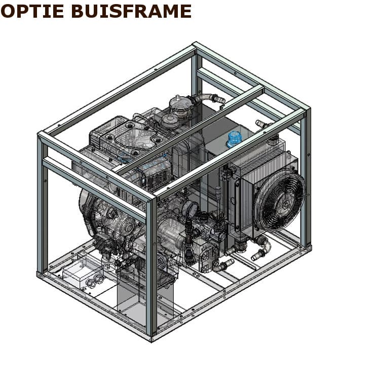 Hydraulaggregat med 10hk dieselmotor – bild 8