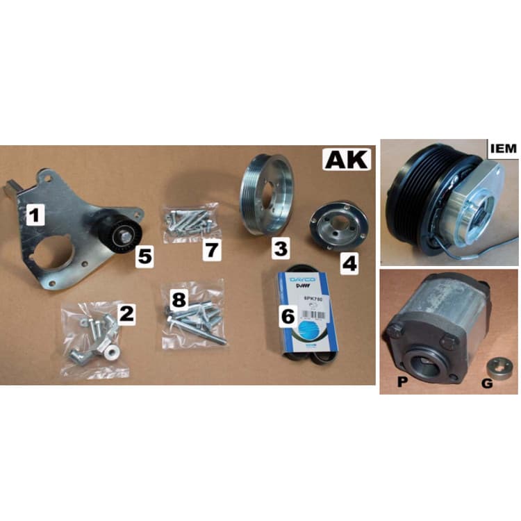 PTO för Caddy 2.0 TDI / årsmodell 2012 - 2015 / med luftkonditionering – bild 5