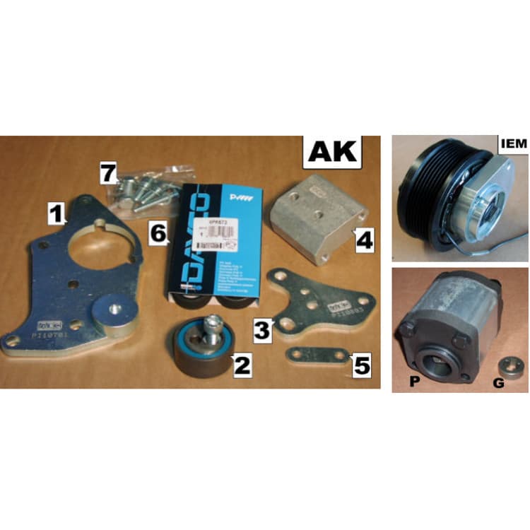 PTO för Porter Diesel E5 / årsmodell 2011 - 2013 / utan luftkonditionering – bild 5