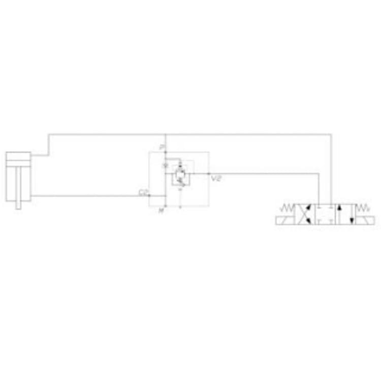 Snabbgångsventil för cylinder 3/4" BSP 160 l/min – bild 3