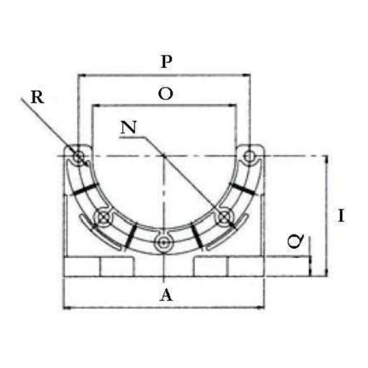 Fotfläns 200 mm – bild 2