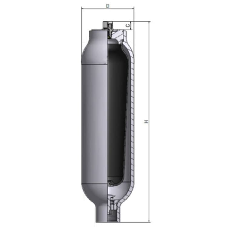 Ackumulator 4,5 L 210 bar – bild 2