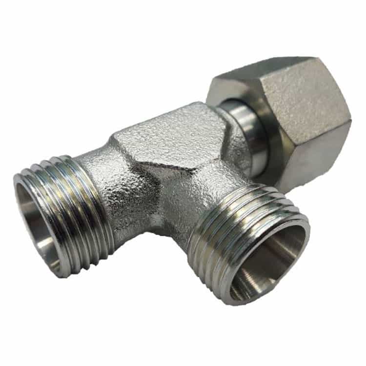 Justerbar T-adapter med o-ring 25S (M36x2) (L-utförande)