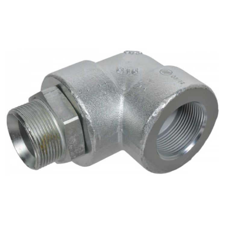 Svängkoppling 1" 1/2 BSP 90°