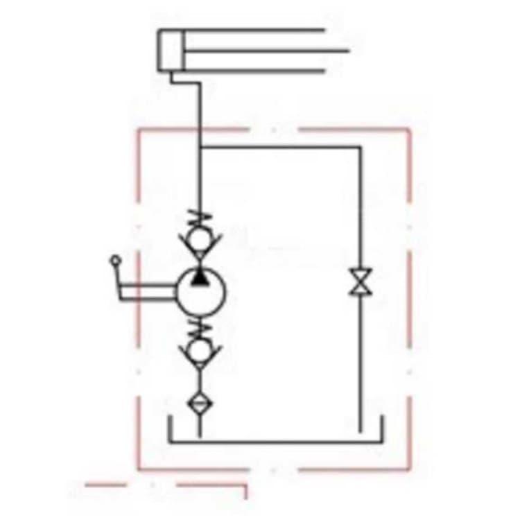 Handpump 12cc enkelverkande (tank montering) – bild 2