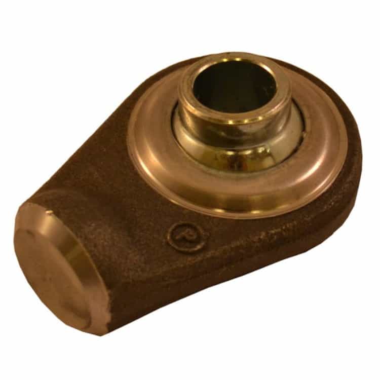 HM1 toppstångsöga med innerdiameter 50 mm för cylinder med kolvstång Ø60 mm, bredd 75 mm
