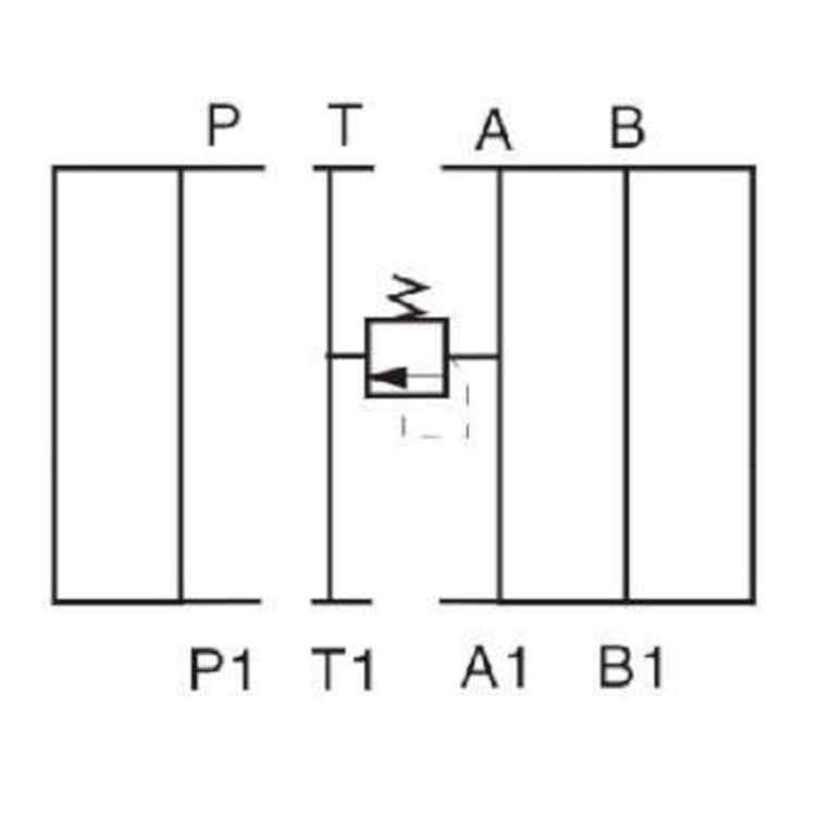 NG6 Hydraulisk tryckbegränsande mellanventil i A 3-100 bar – bild 3