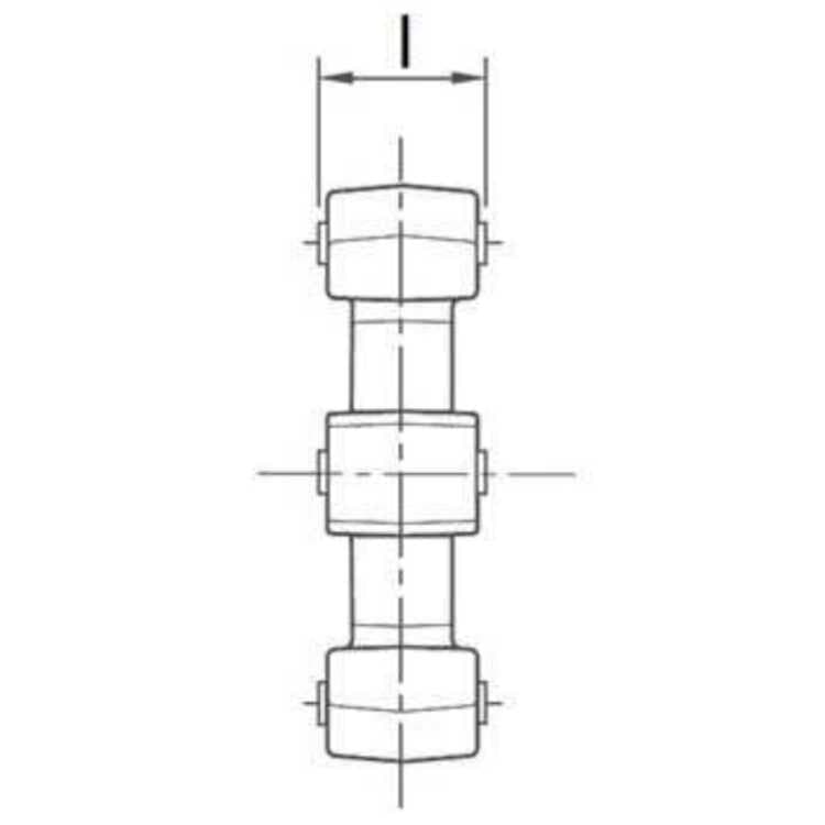 Plaststjärna för elastisk koppling Ø45x16 mm – bild 2